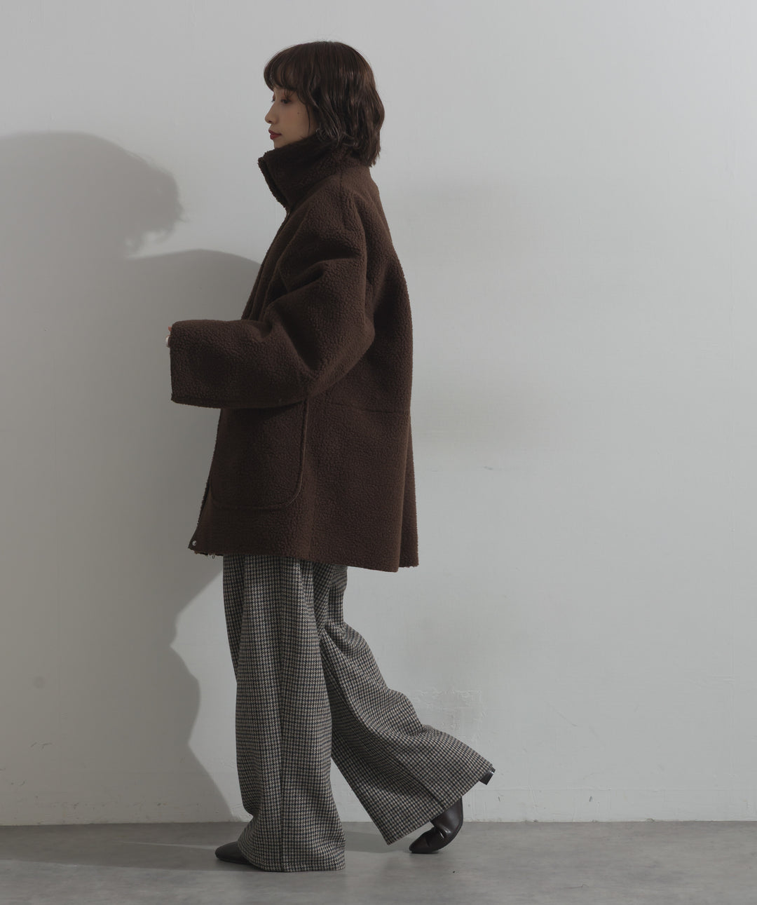 リバーシブルムートンコート