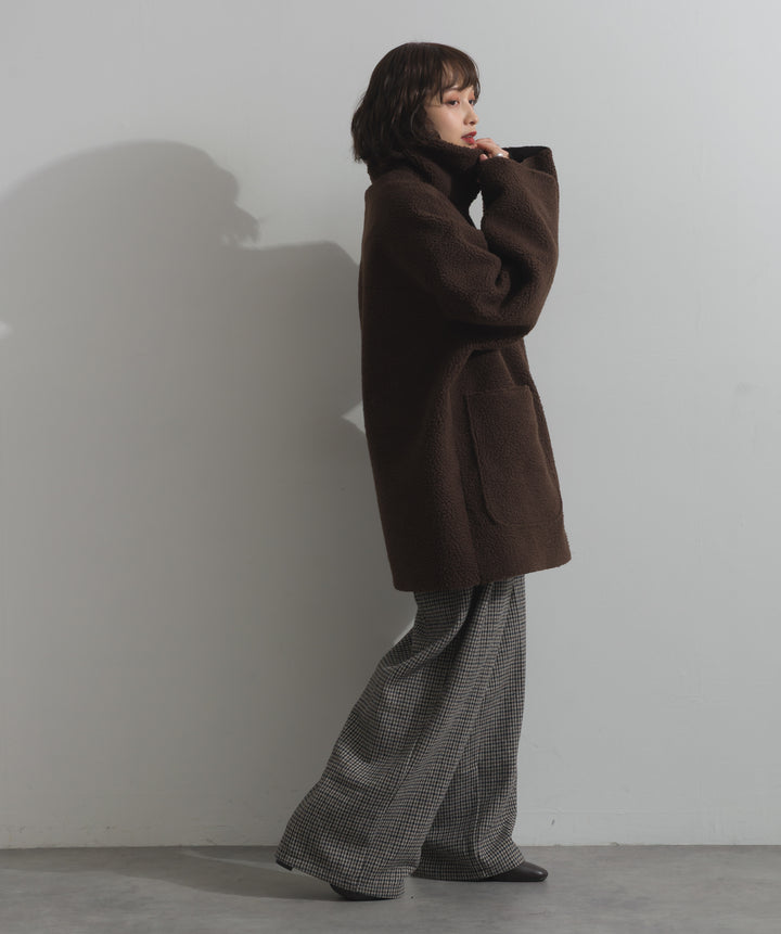 リバーシブルムートンコート