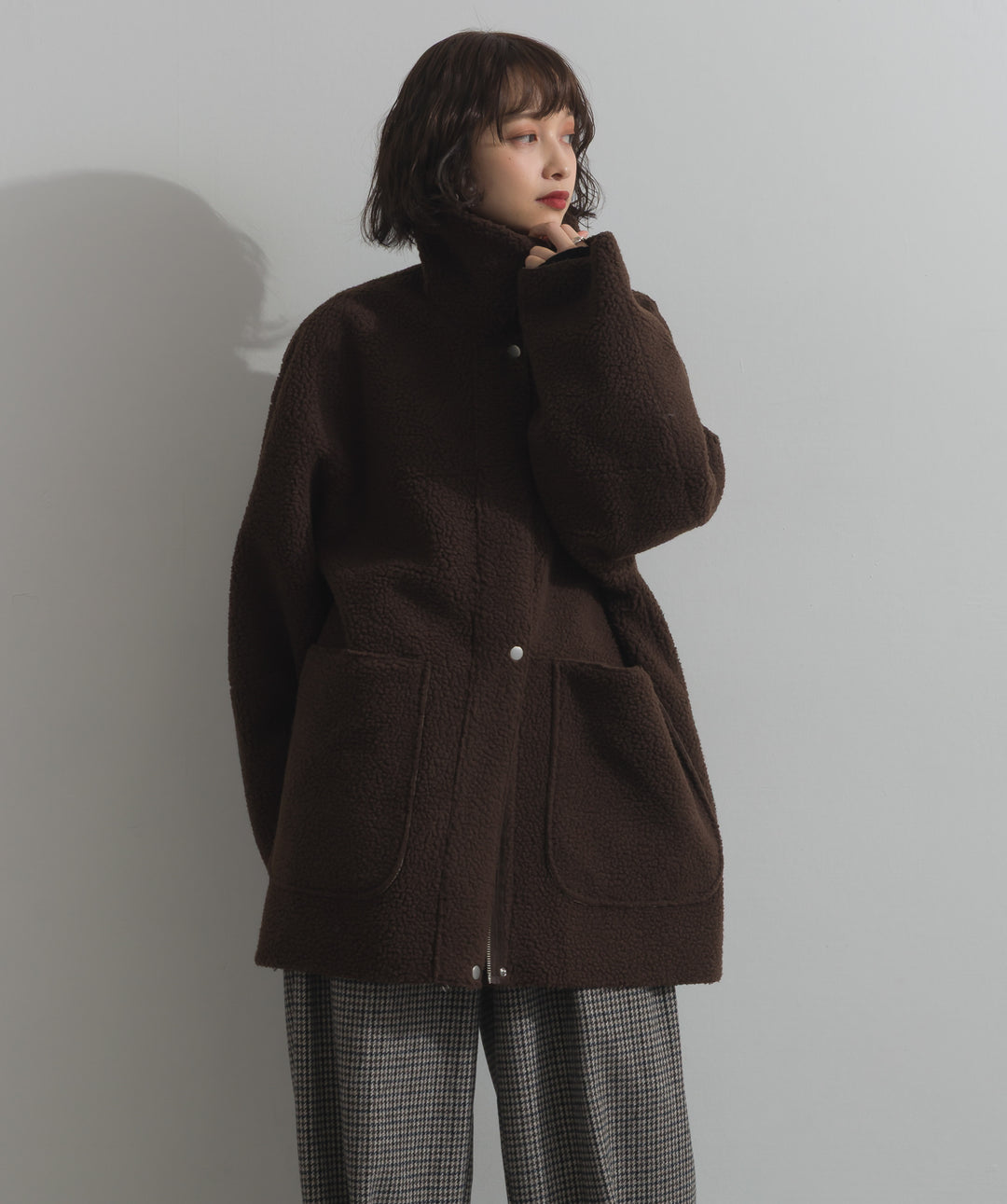 リバーシブルムートンコート