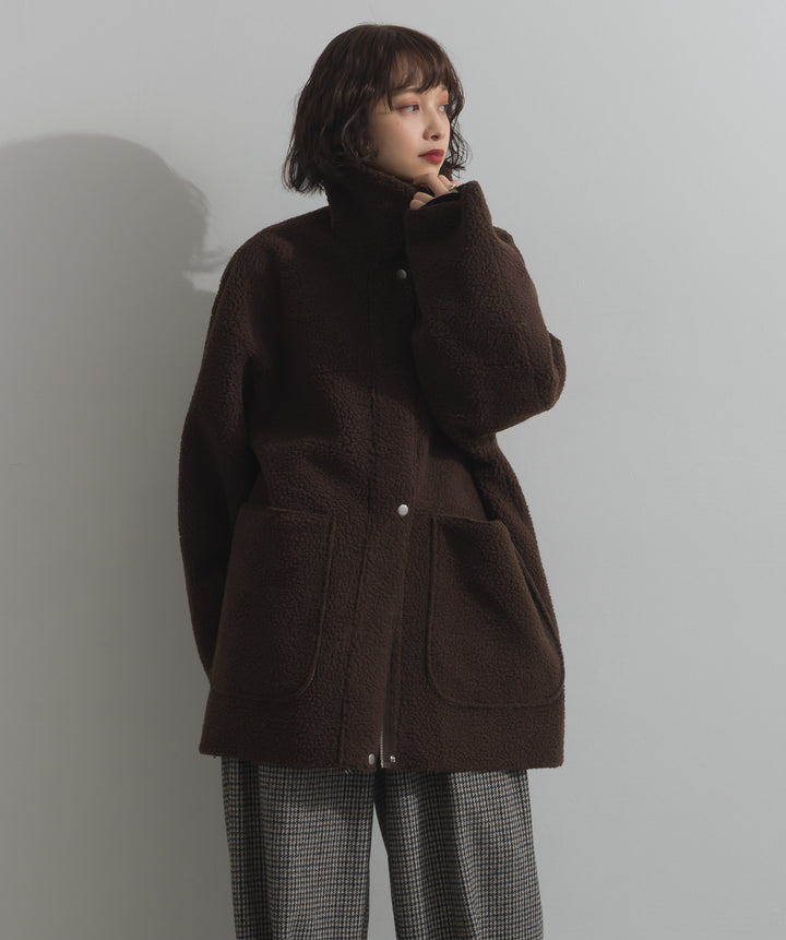 リバーシブルムートンコート