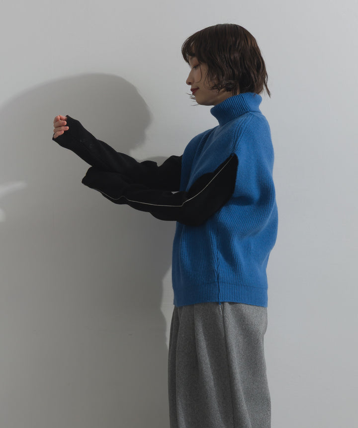 ハイネックニットベスト