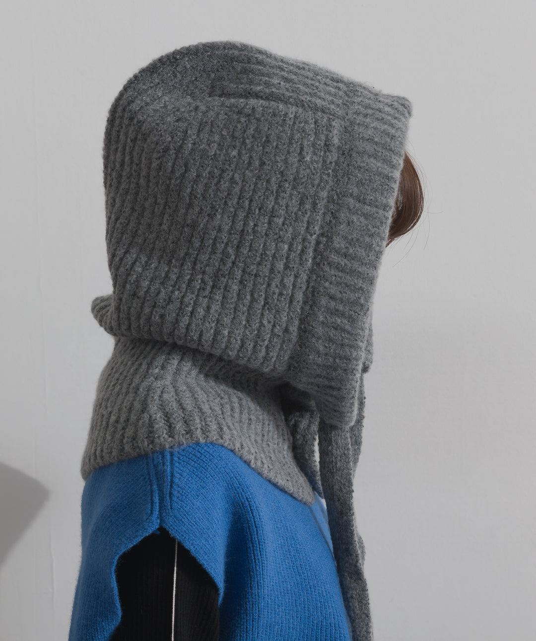 ニットフードスヌード