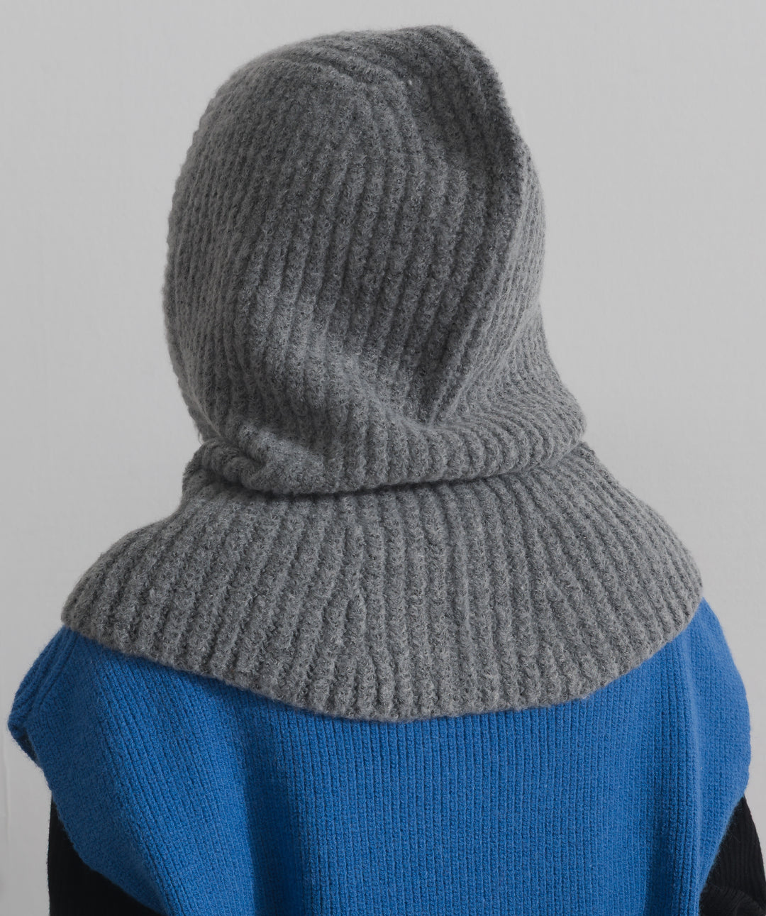 ニットフードスヌード