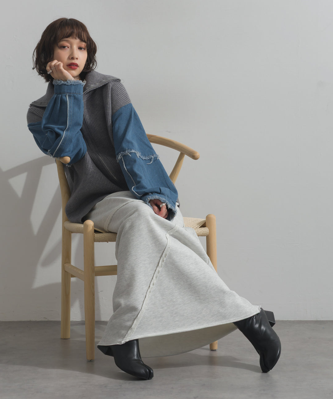 切り替えスカート