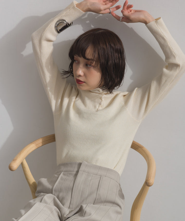 ハイネックニット