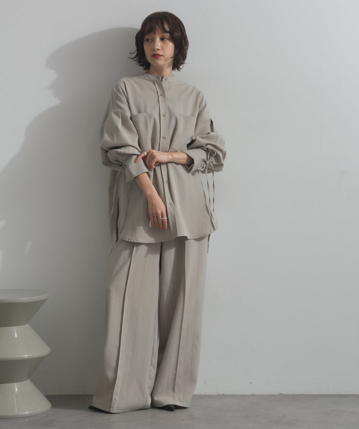 バンドカラーシャツ