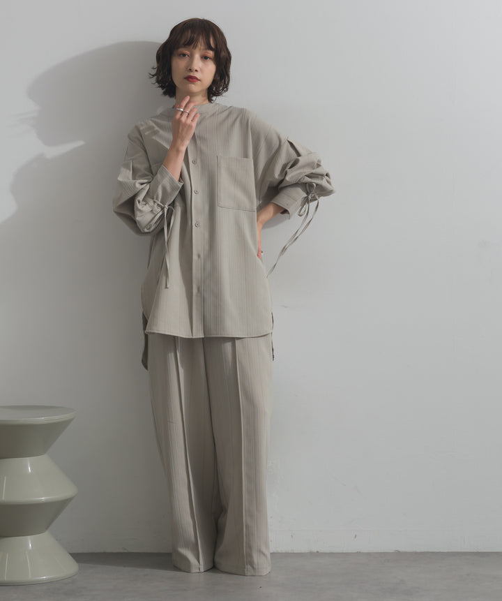 バンドカラーシャツ