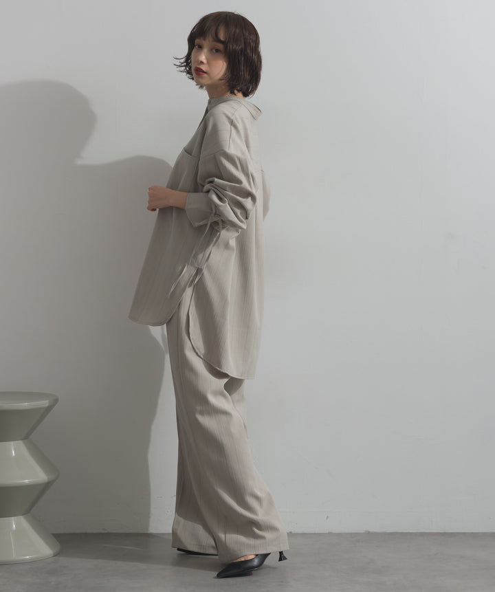 バンドカラーシャツ