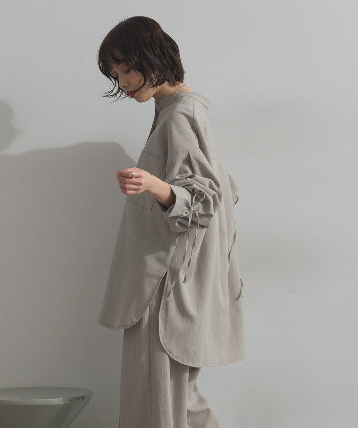 バンドカラーシャツ