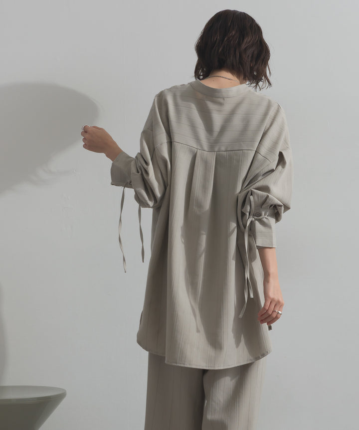 バンドカラーシャツ