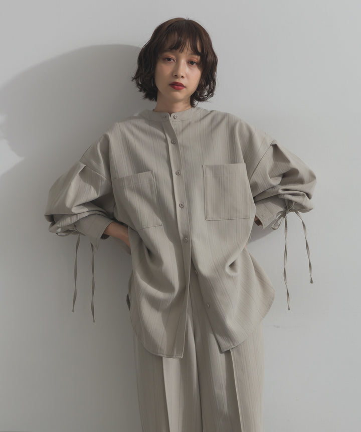 バンドカラーシャツ