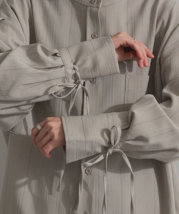 バンドカラーシャツ