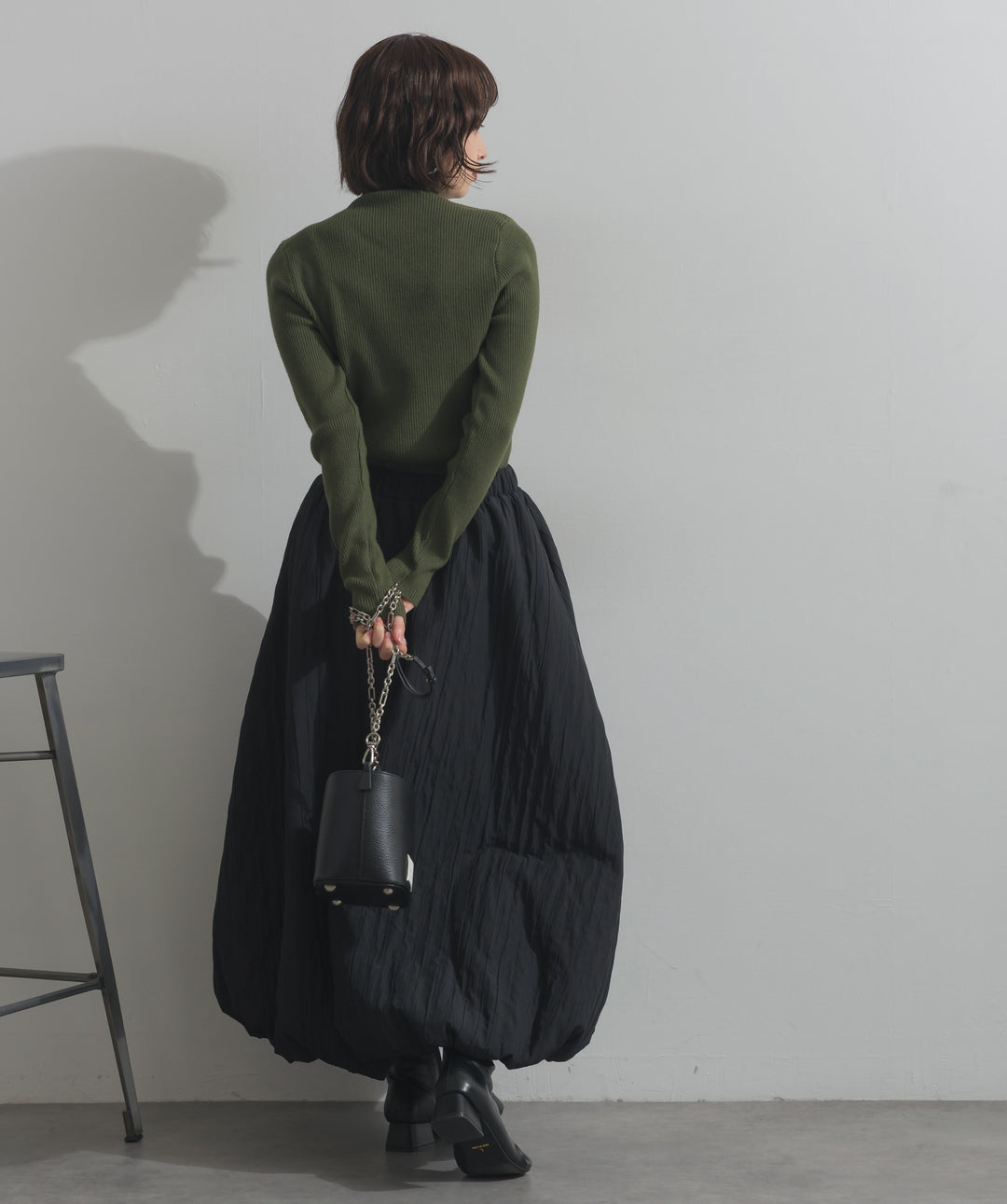 ハイネックニット