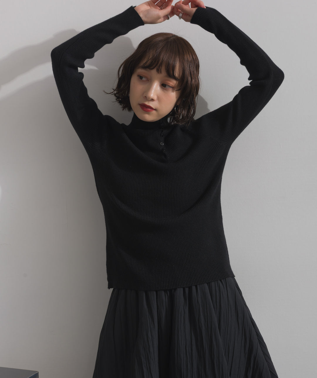 ハイネックニット