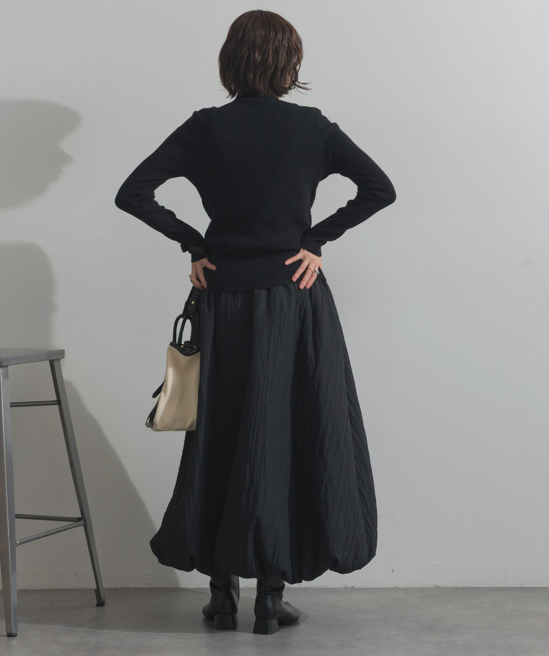 ハイネックニット