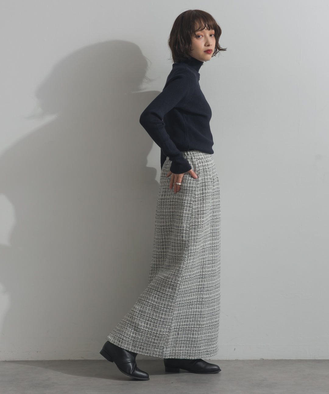 ハイネックニット