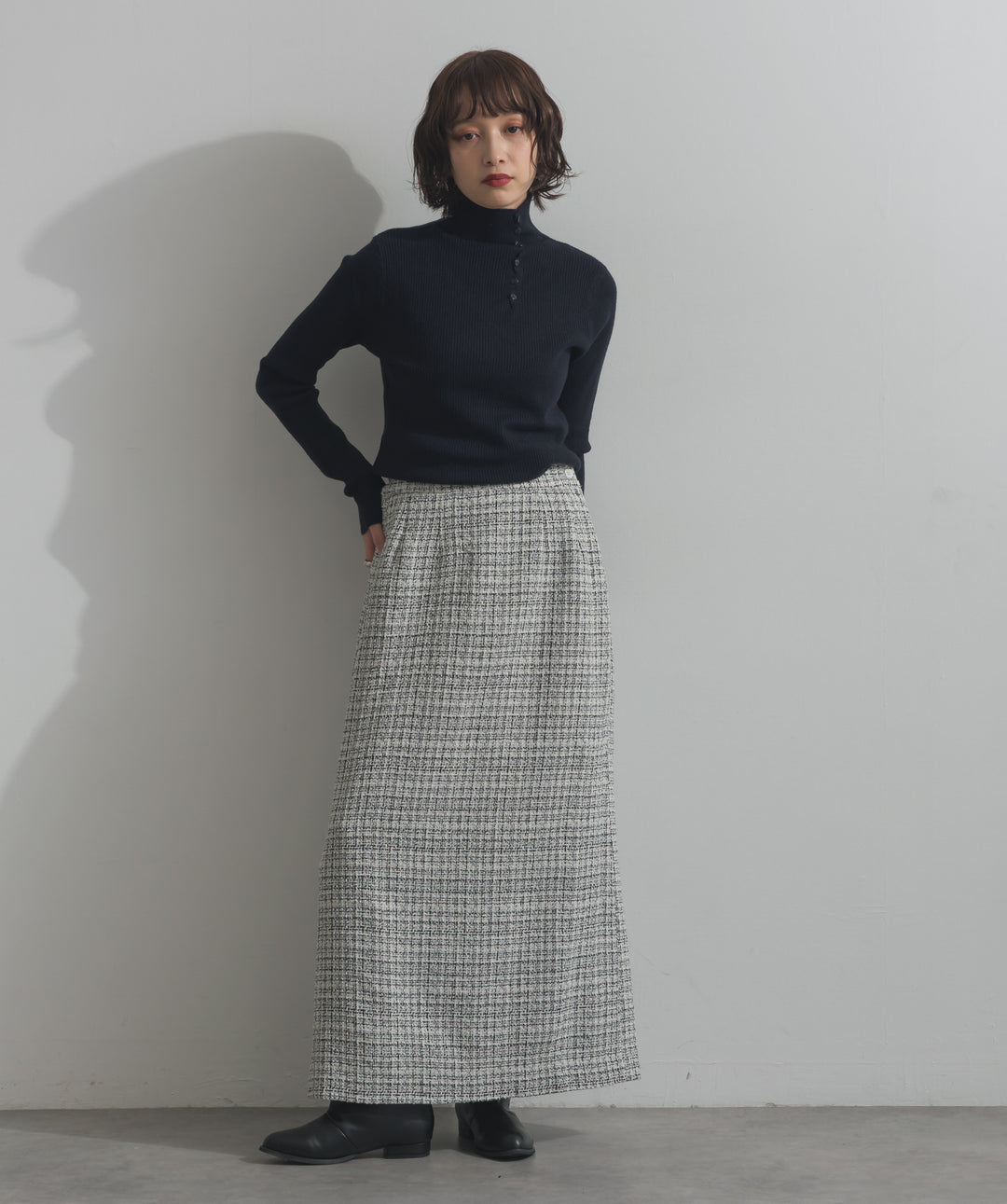 ハイネックニット