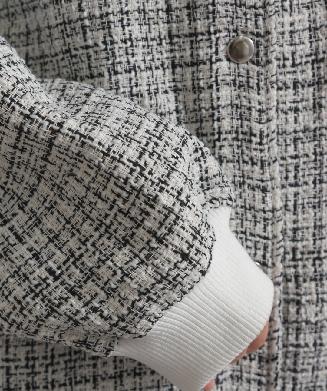 ツイードスタジャン