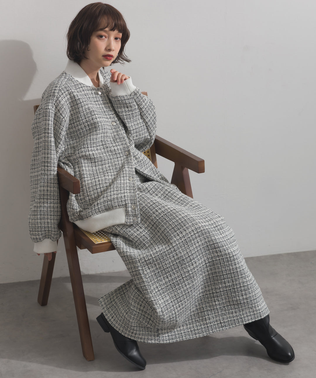 ツイードスカート