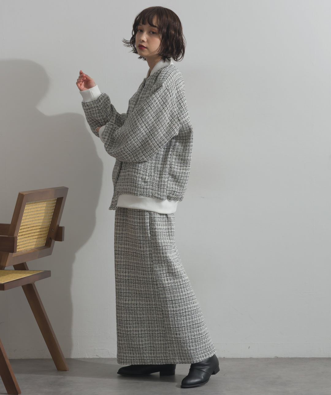 ツイードスカート