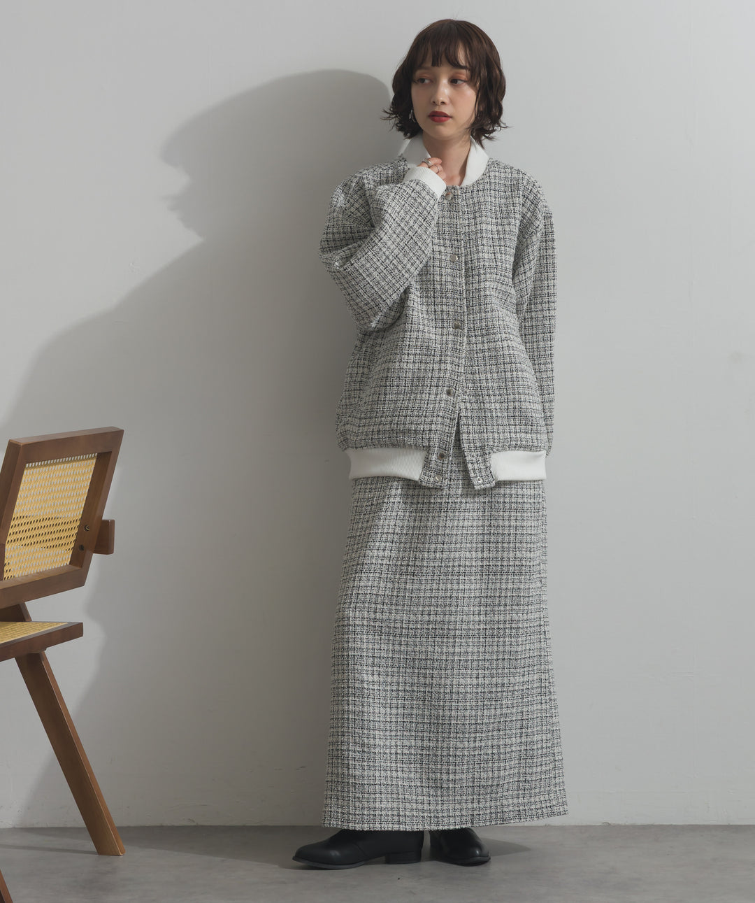 ツイードスカート