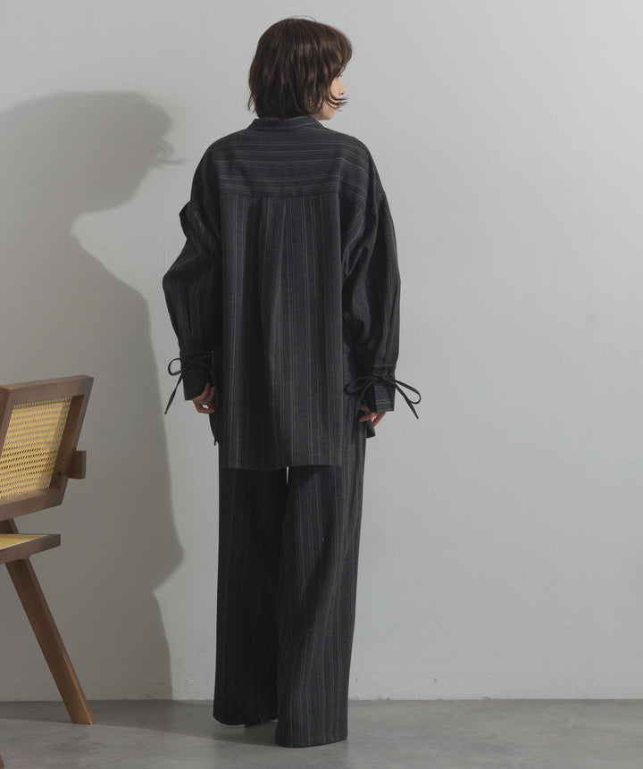 バンドカラーシャツ