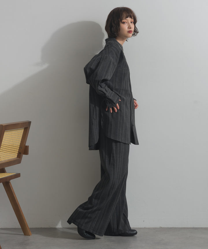 バンドカラーシャツ