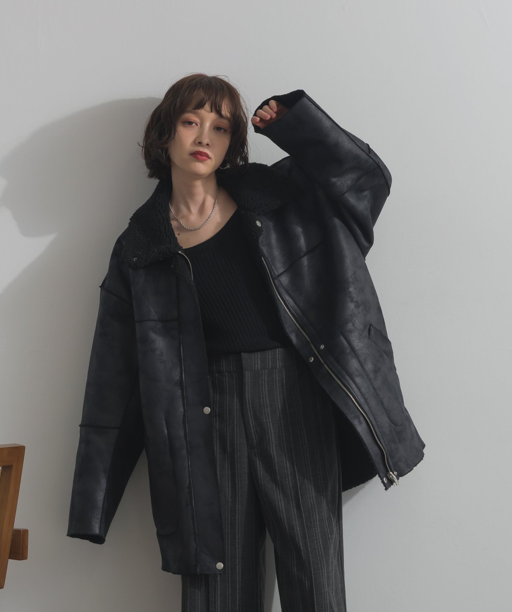 リバーシブルムートンコート – OandI