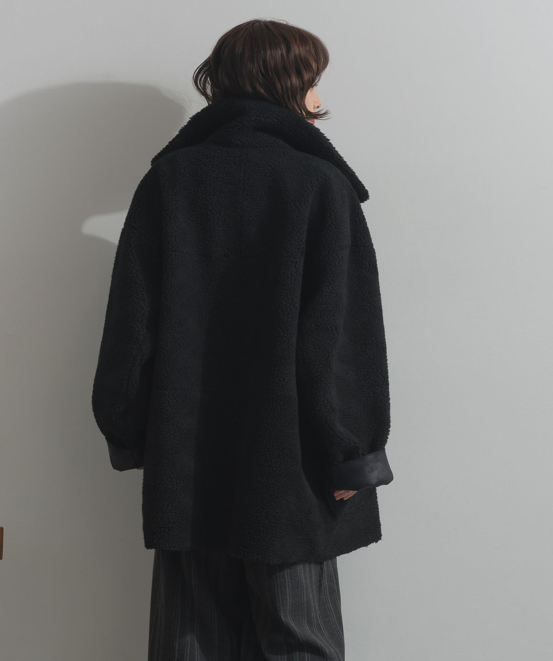 リバーシブルムートンコート