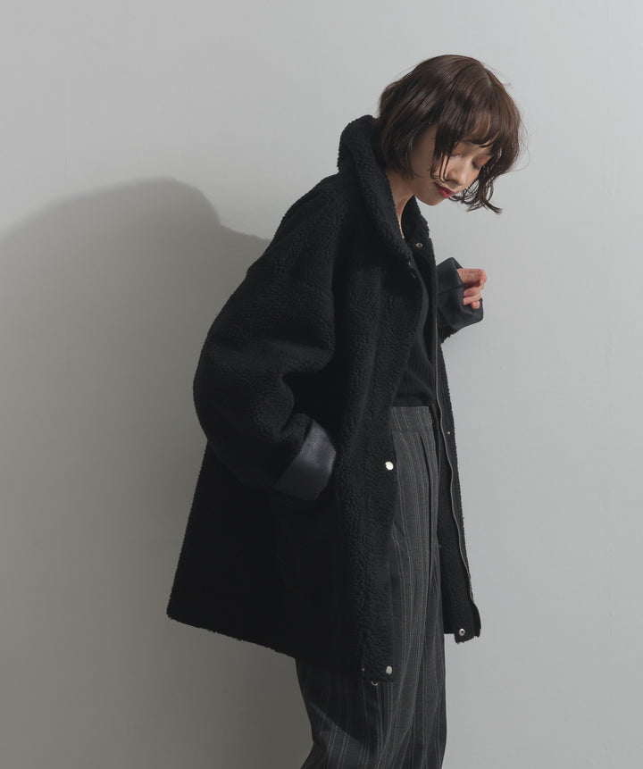 リバーシブルムートンコート