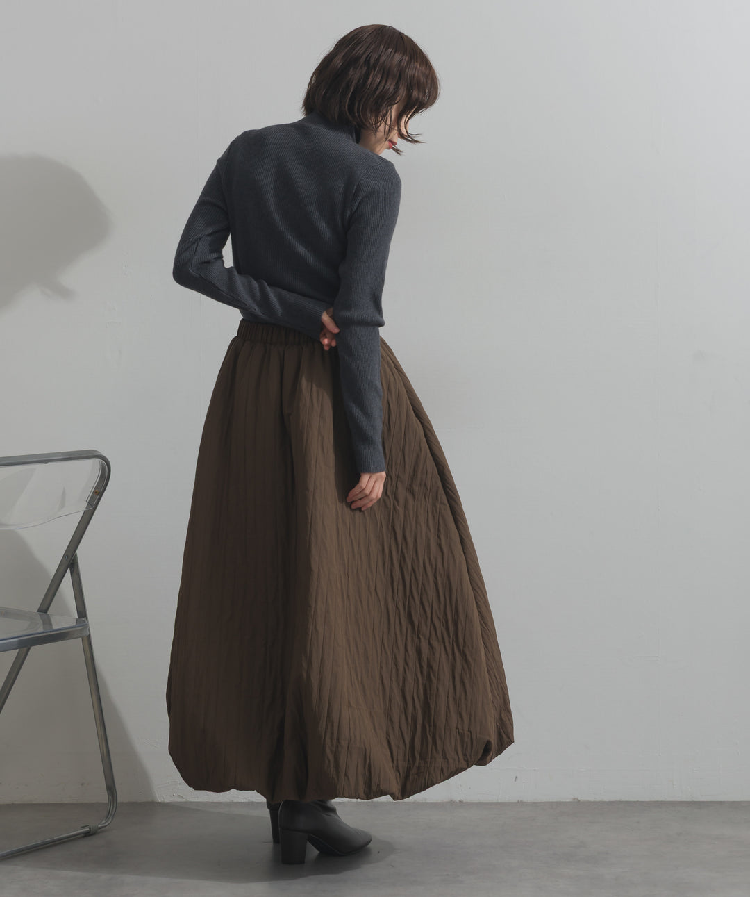 ハイネックニット