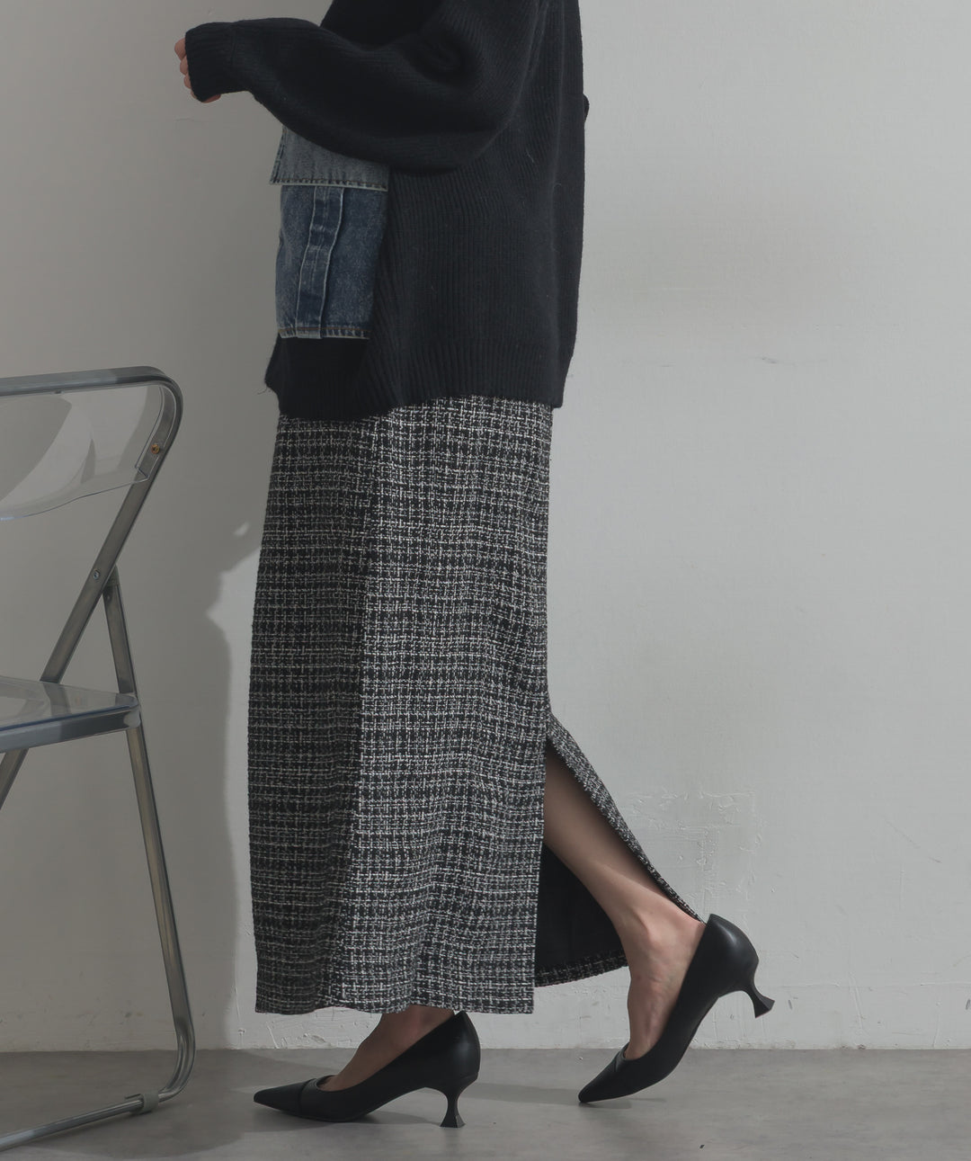 ツイードスカート
