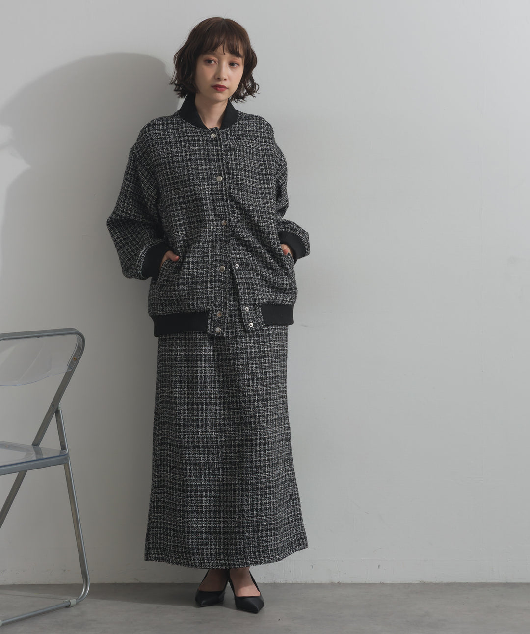 ツイードスカート