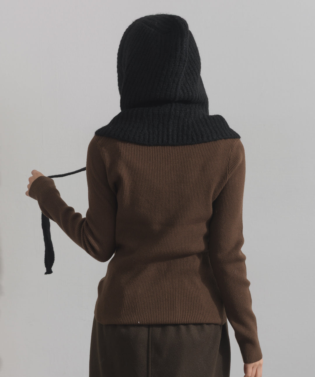 ニットフードスヌード