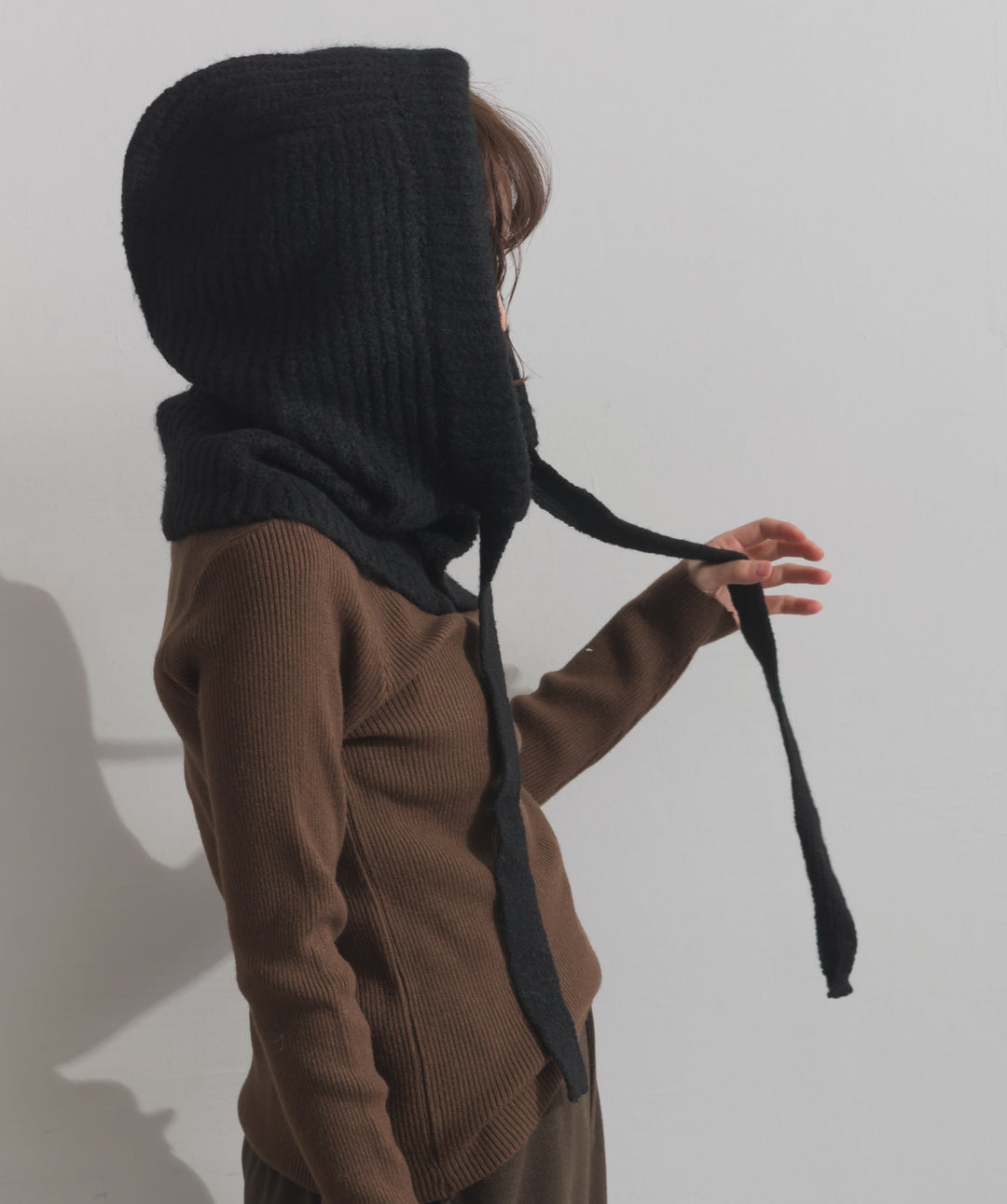 ニットフードスヌード