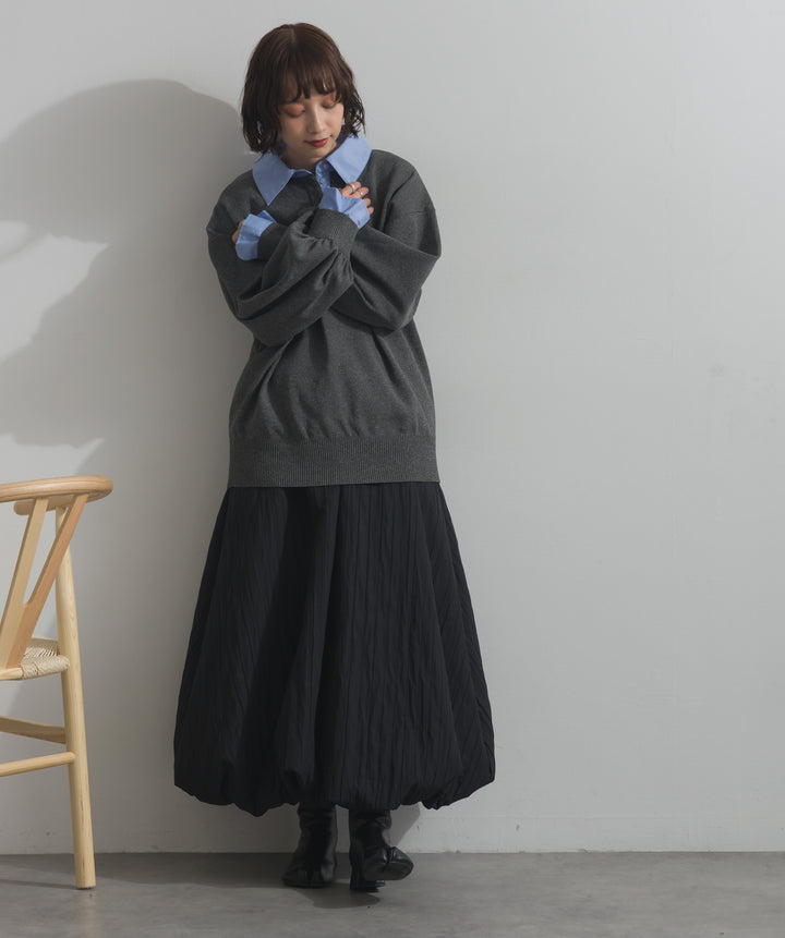 襟付きポロトップス