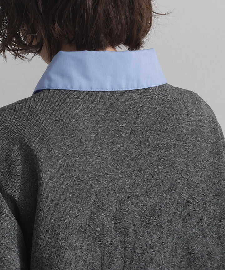 襟付きポロトップス