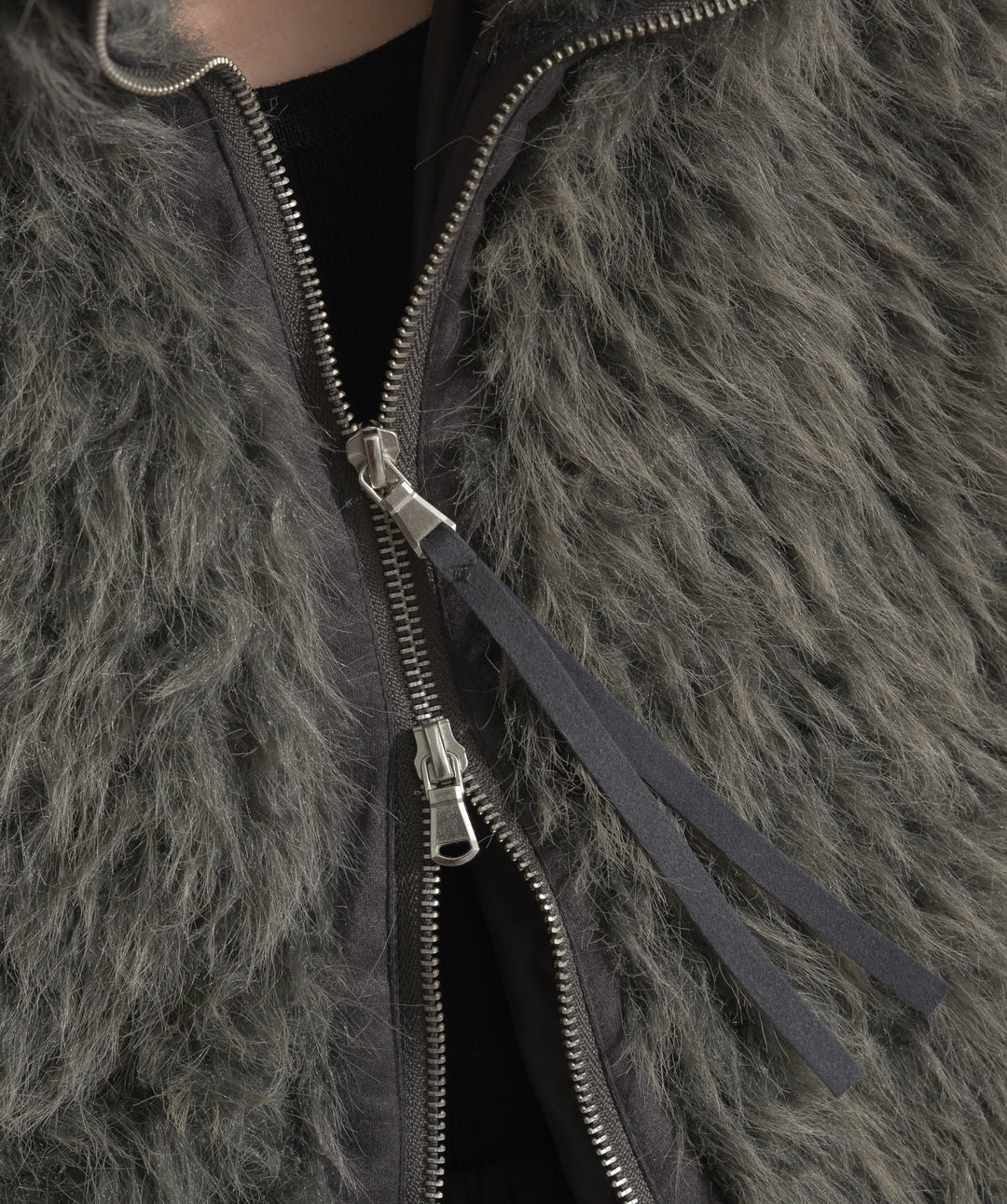 ミックスシープファースタンドブルゾン