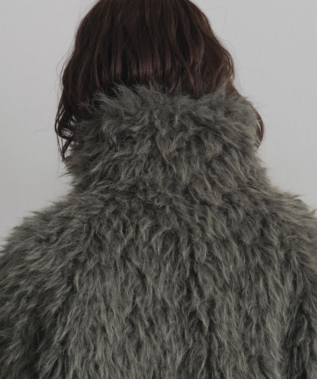 ミックスシープファースタンドブルゾン