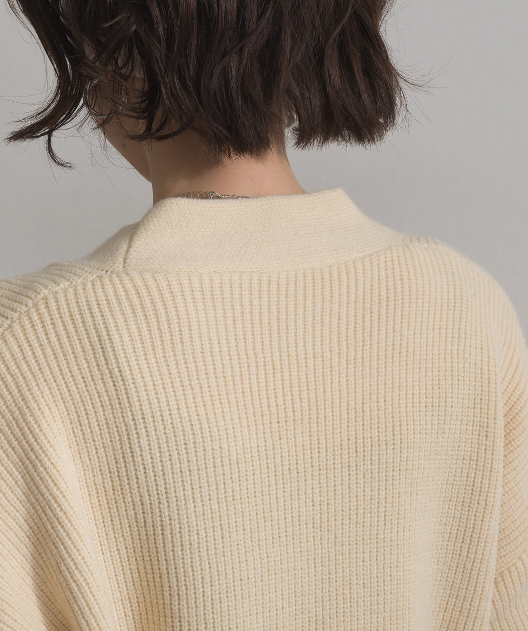 デニムポケットジップニットカーディガン