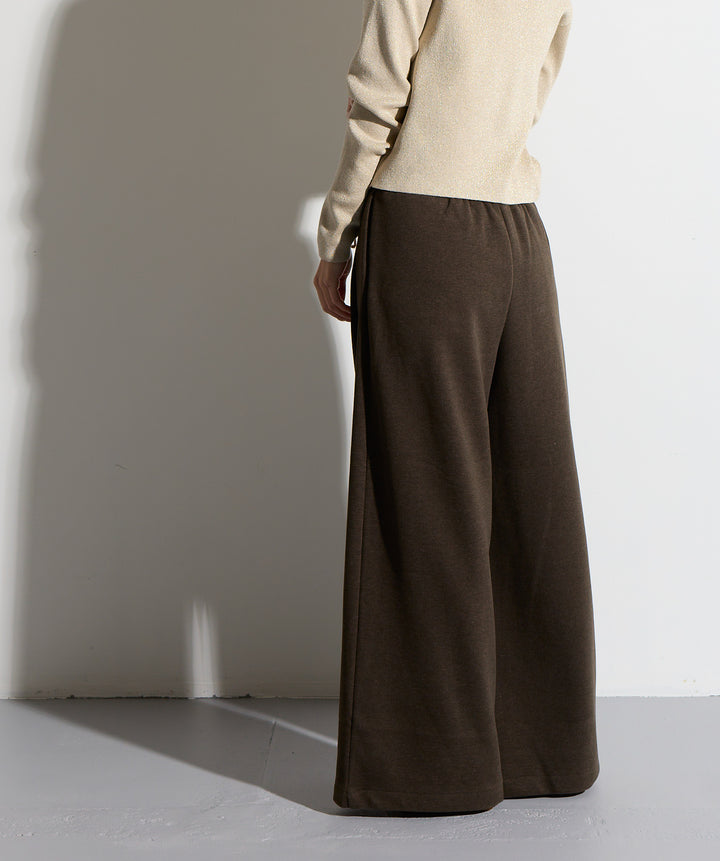 ウエストラップワイドパンツ