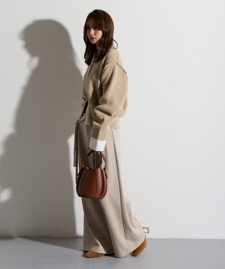 ウエストラップワイドパンツ