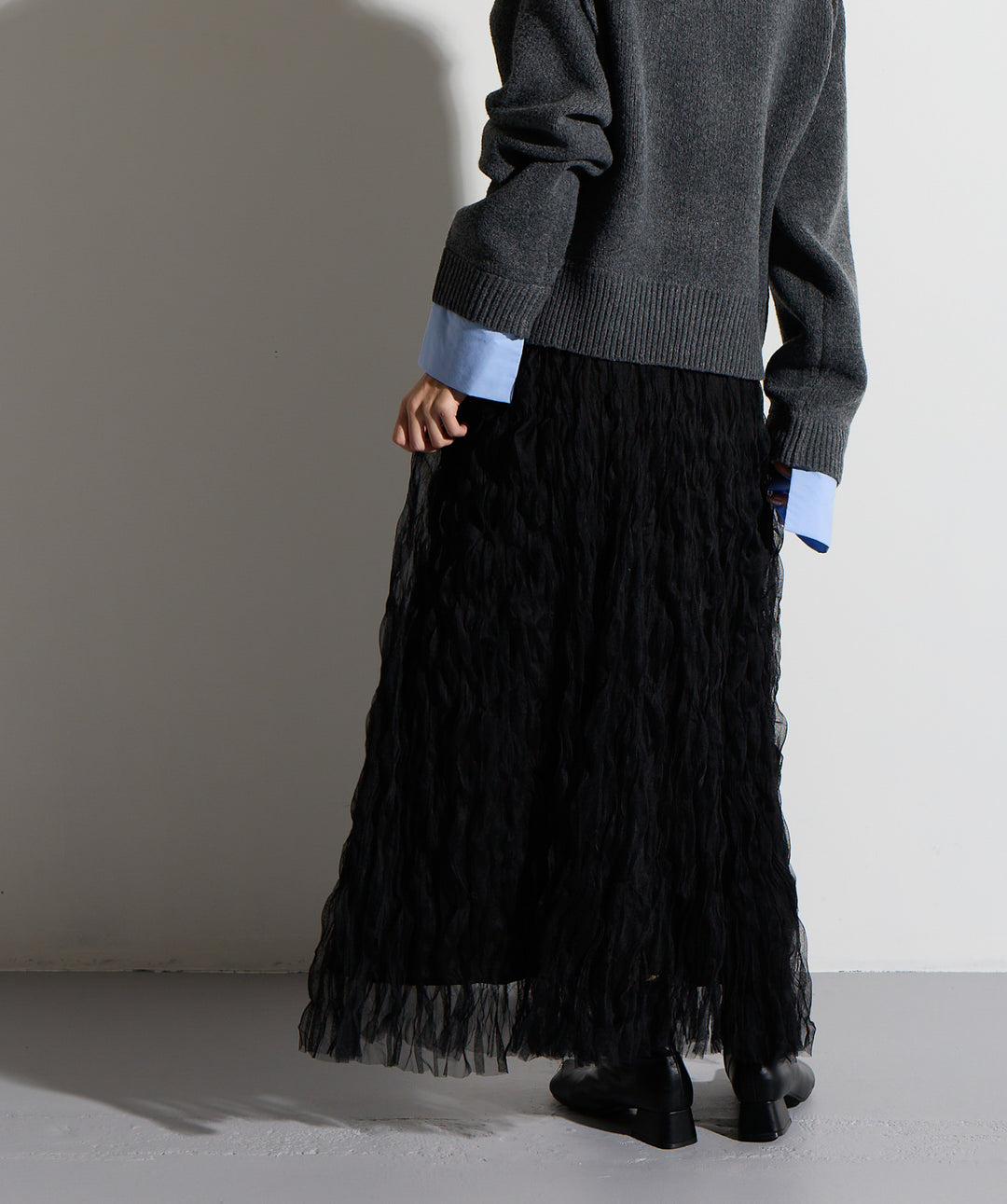 ワッシャーレーススカート