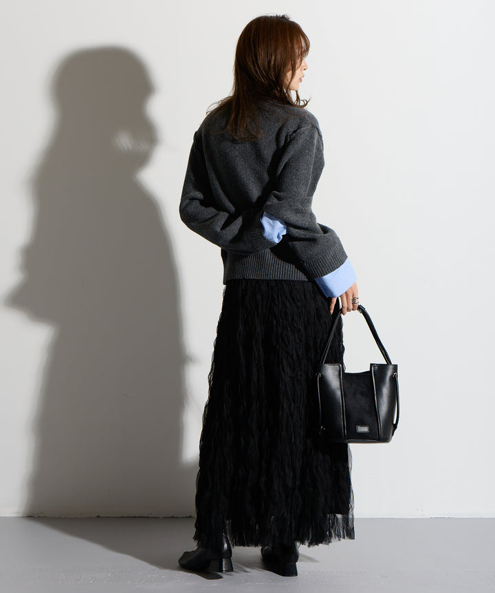 ワッシャーレーススカート