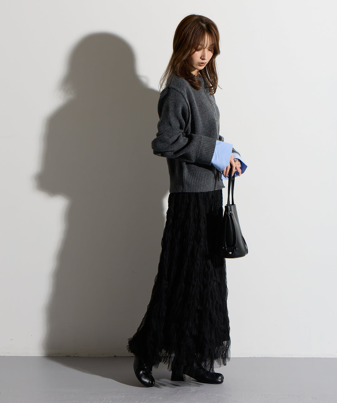 ワッシャーレーススカート