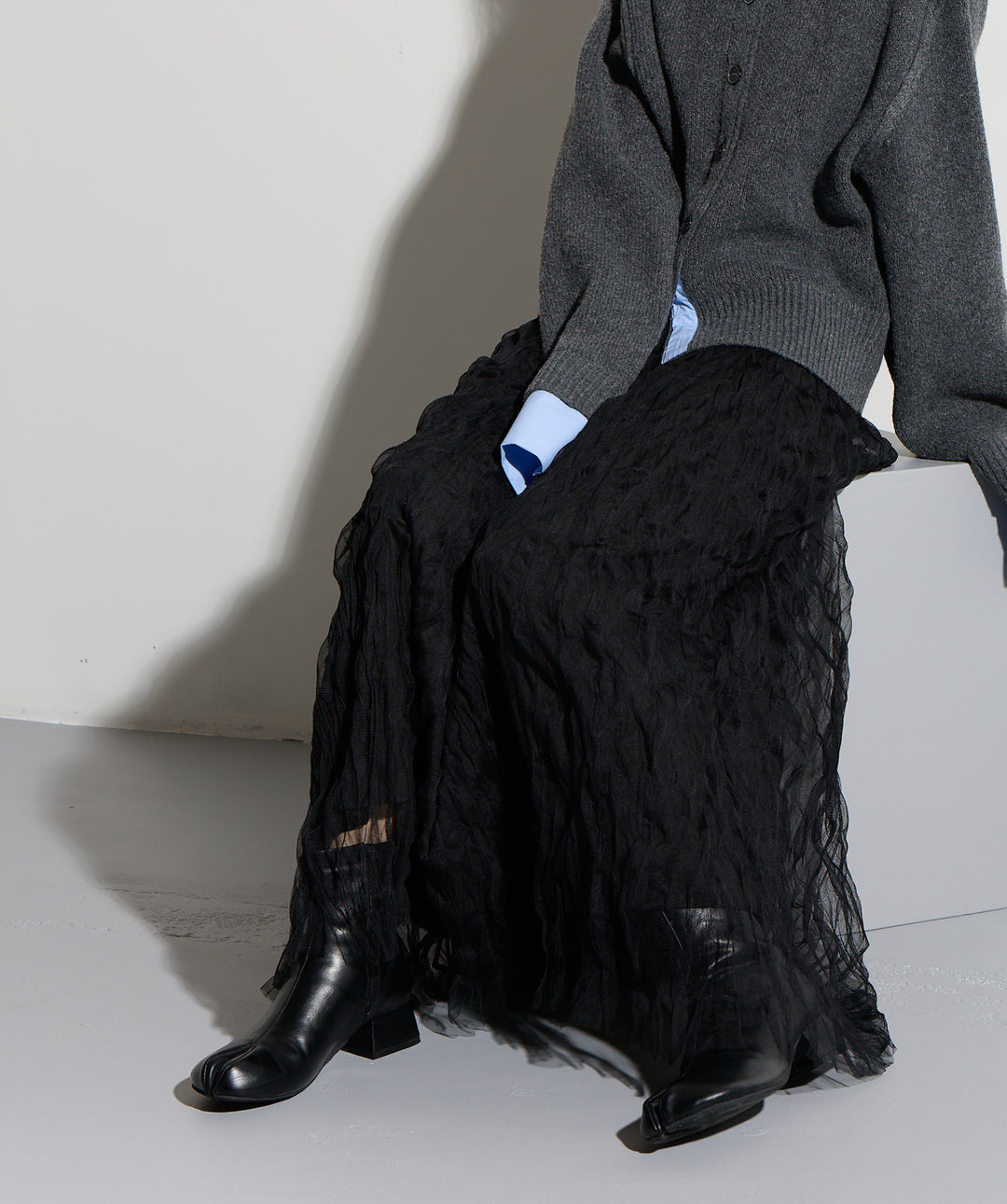 ワッシャーレーススカート