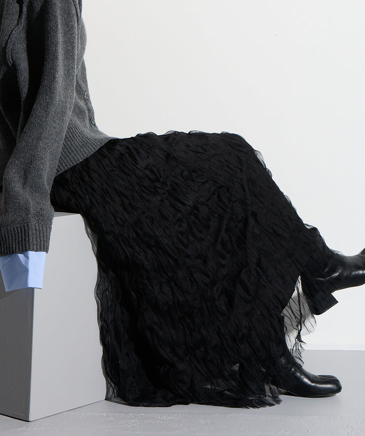 ワッシャーレーススカート