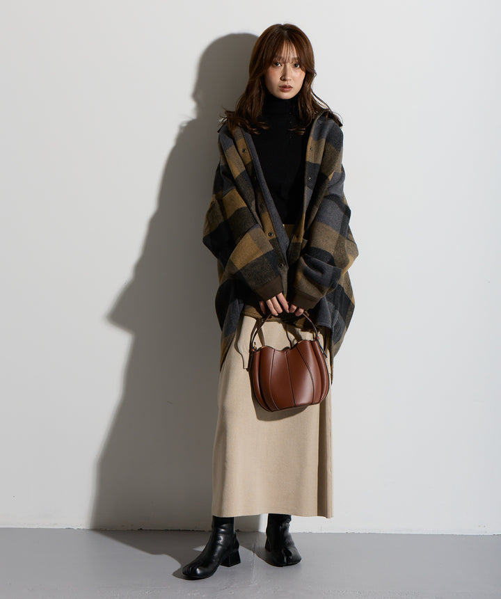 ウエストニットコンビスカート