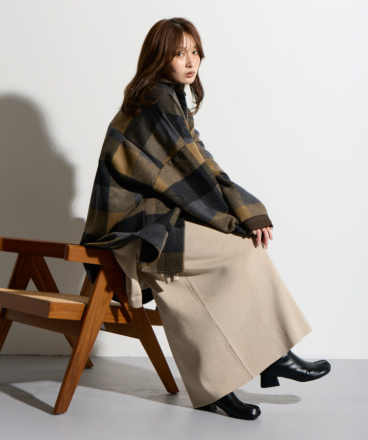 ウエストニットコンビスカート