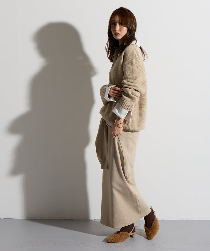 シャツドッキングニットポロ